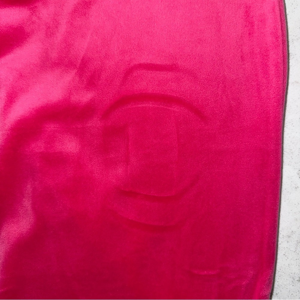 NWOT-Juicy Couture Pink Classic Velour Pant Women’s XL - Picture 9 of 10